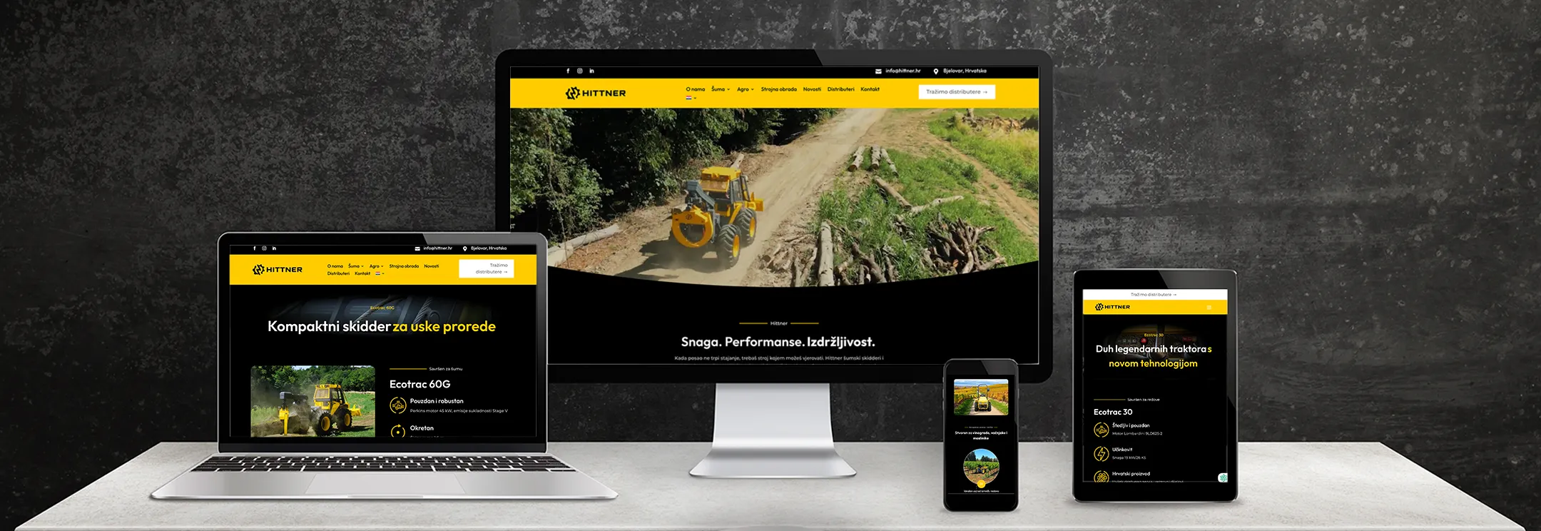 Izrada web stranice Hittner